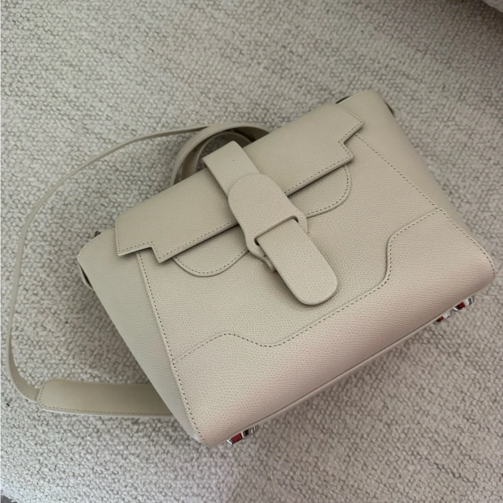 Senreve Mini Maestra - cream perfect condition pebbled leather